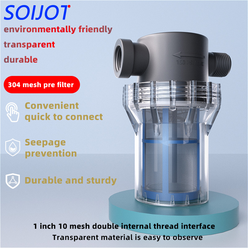 Fish Tank Filter - 1/2 inç, İç ve Dış Dişli,