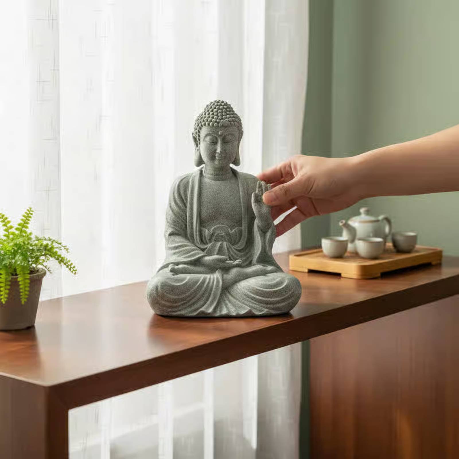 3 Parça Taş Buda Dekor Çay Evc - Aquarium Decor incelemesi ve fiyatı